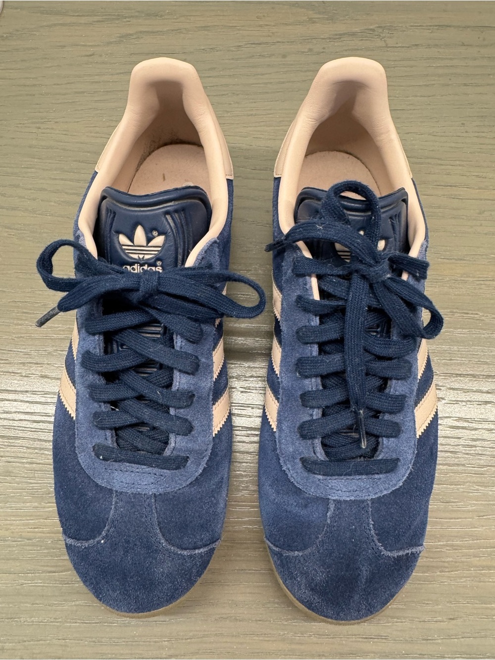Adidas Gazelle IG6201 Night Indigo navy Wonder Taupe Gum Suede Men’s 8.5